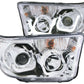 Anzo 2007-2013 Toyota Tundra Projector Headlights w/ U-Bar Chrome