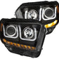 Anzo 2014-2016 Toyota Tundra Projector Headlights w/ U-Bar Black