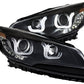 Anzo 2013-2015 Ford Escape Projector Headlights w/ U-Bar Black