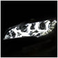 Anzo 2013-2015 Ford Escape Projector Headlights w/ U-Bar Chrome