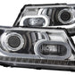 Anzo 2009-2014 Dodge Journey Projector Headlights w/ Plank Style Chrome