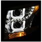 Anzo 2015-2016 Chevrolet Suburban Projector Headlights w/U-Bar Chrome Clear