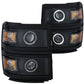 Anzo 2014-2015 Chevrolet Silverado Projector Headlights Chrome G2