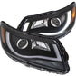 Anzo 2015-2016 Chevrolet Colorado Projector Headlights w/Plank Style Design