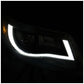 Anzo 2015-2016 Chevrolet Colorado Projector Headlights w/Plank Style Design