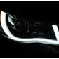 Anzo 2015-2016 Chevrolet Colorado Projector Headlights w/Plank Style Design