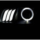 Anzo 2014-2016 Jeep Cherokee Projector Headlights Black Clear w/ White