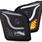 Anzo 2015-2016 Gmc Yukon Projector Headlights w/Plank Style Switchback Blck