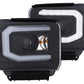 Anzo 14-17 GMC Sierra 1500 Projector Headlights w/ Plank Style - Black