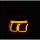 Anzo Ford Super Duty 11-16 Projector Switchback U Bar Style H.L Black Amber
