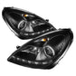 Spyder Mercedes Benz SLK 05-10 Projector Xenon/HID Model- DRL Blk PRO-YD-MBSLK05-HID-DRL-BK 5015006
