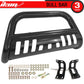 2008-2010 Ford F250 F350 F450 F550 Super Duty 3" Black Bull Bar Steel
