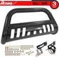 2011-2016 Ford F250 Superduty 3" Bull Bar Front Bumper Grille Guard