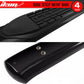 Fits 15-22 F150 Super Cab 4in Oval Black Curved Running Boards