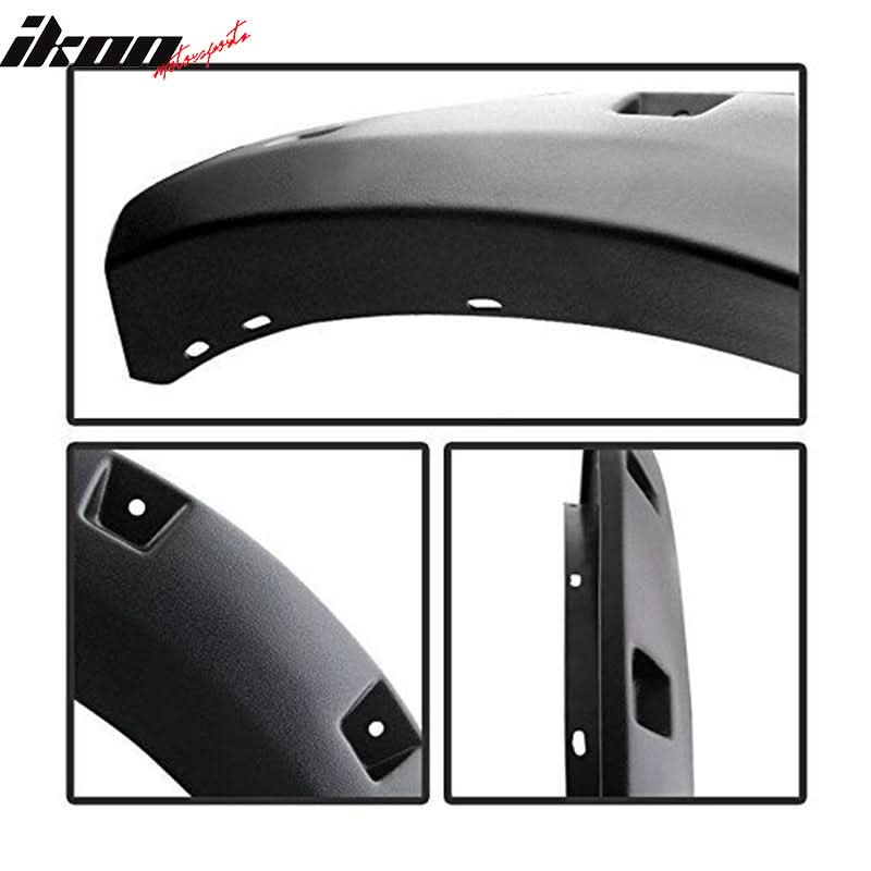 2010-2018 DODGE RAM 2500 3500 Textured Pocket Style Fender Flares ABS