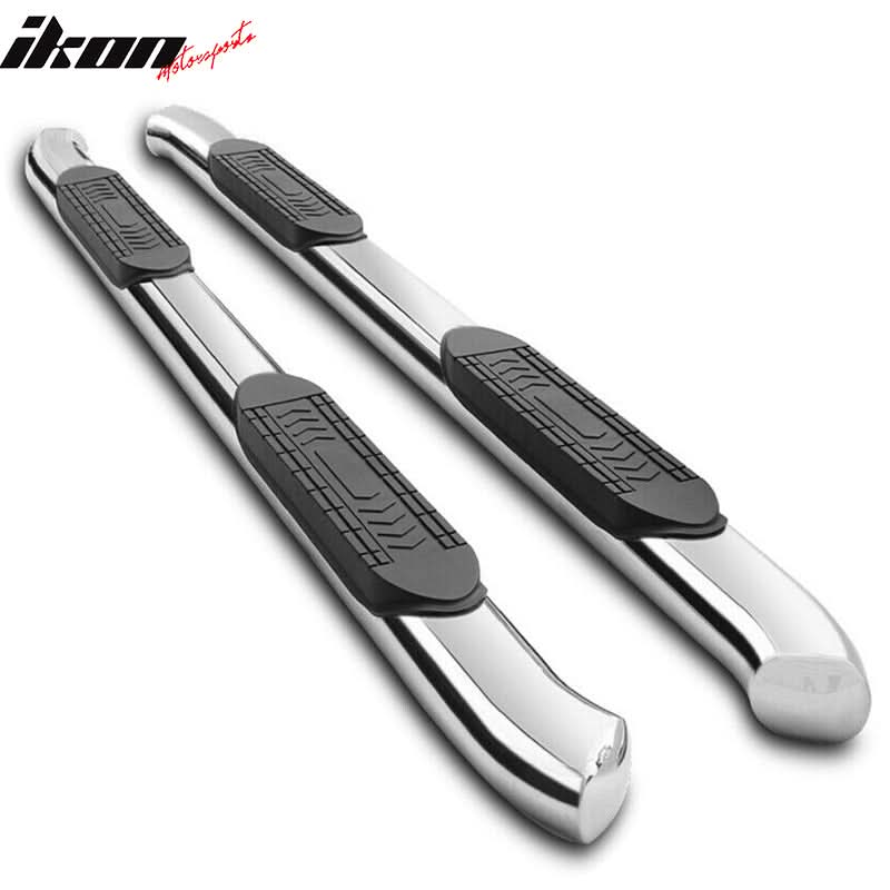 2004-2008 Ford F-150 Super Cab 5in Oval Curved Running Board Stainless