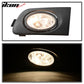 2001-2003 Honda Civic Black Housing Clear Lens Fog Lights Lamp Pair
