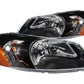 Anzo 2001-2004 Dodge Stratus Crystal Headlights Black