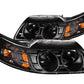 Anzo 1999-2004 Ford Mustang Projector Headlights Black