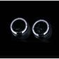 Anzo 2001-2003 Honda Civic Projector Headlights w/ Halo Chrome