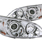 Anzo 2004-2005 Honda Civic Projector Headlights w/ Halo Chrome