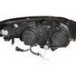 Anzo 2004-2005 Honda Civic Projector Headlights w/ Halo Chrome