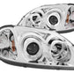Anzo 1996-1998 Honda Civic Projector Headlights w/ Halo Chrome