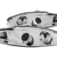 Anzo 1997-1999 Mitsubishi Eclipse Projector Headlights w/ Halo Chrome