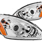 Anzo 2004-2007 Mitsubishi Lancer Projector Headlights w/ Halo Chrome (CCFL)