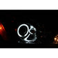 Anzo 2004-2007 Mitsubishi Lancer Projector Headlights w/ Halo Chrome (CCFL)