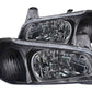 Anzo 2000-2001 Nissan Maxima Crystal Headlights Black