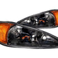 Anzo 1999-2005 Pontiac Grand Am Crystal Headlights Black