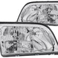 Anzo 1992-1999 Mercedes Benz S Class W140 Crystal Headlights Chrome