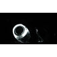 Anzo 1997-1999 Mitsubishi Eclipse Projector Headlights w/ Halo Chrome CCFL