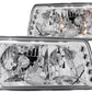 Anzo 1981-1991 Mercedes Benz S Class W126 Crystal Headlights Chrome