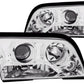 Anzo 1994-2000 Mercedes Benz C Class W202 Projector Headlights Chrome