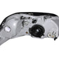 Anzo 1996-1998 Honda Civic Crystal Headlights Chrome