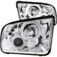 Anzo 2005-2009 Ford Mustang Projector Headlights w/ Halo Chrome
