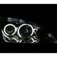 Anzo 2005-2007 Ford Focus Projector Headlights w/ Halo Chrome (CCFL)
