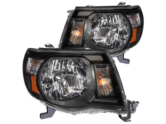Anzo 2005-2011 Toyota Tacoma Crystal Headlights Black