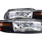Anzo 1996-2000 Chrysler Sebring Crystal Headlights Black