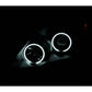 Anzo 2007-2011 Honda Cr-V Projector Headlights w/ Halo Black