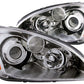 Anzo 2002-2004 Nissan Altima Projector Headlights w/ Halo Chrome