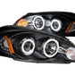 Anzo 2006-2007 Chevrolet Monte Carlo Projector Headlights w/ Halo Black