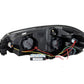 Anzo 2006-2007 Chevrolet Monte Carlo Projector Headlights w/ Halo Black