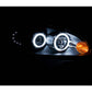Anzo 2006-2007 Chevrolet Monte Carlo Projector Headlights w/ Halo Black