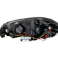 Anzo 2006-2007 Chevrolet Monte Carlo Projector Headlights w/ Halo Chrome