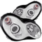 Anzo 2002-2004 Mercedes Benz C Class W203 Projector Headlights w/ Halo Chro