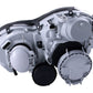 Anzo 2002-2004 Mercedes Benz C Class W203 Projector Headlights w/ Halo Chro