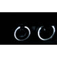 Anzo 1992-1998 BMW 3 Series E36 Projector Headlights w/ Halo Black (CCFL)